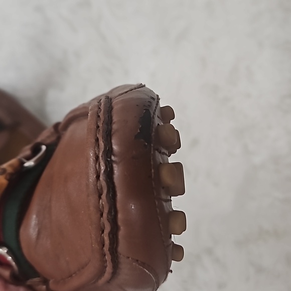 Authentic Gucci 28734 Leather Driving Loafers Mens size 12 - Picture 12 of 16